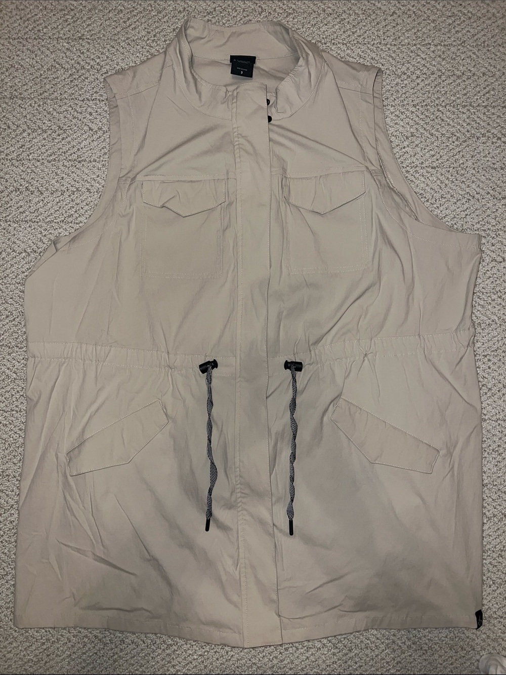 Torrid Happy Camper Light Beige Utility Top